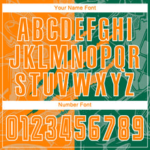 Charger l'image dans la galerie, Custom Graffiti Pattern Bay Orange-Kelly Green Scratch Sublimation Soccer Uniform Jersey