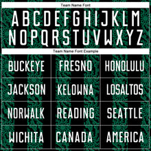 Charger l'image dans la galerie, Custom Black White-Kelly Green Abstract Shape Sublimation Soccer Uniform Jersey