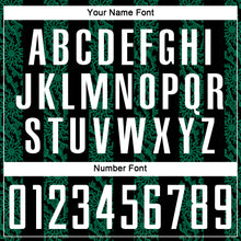 Charger l'image dans la galerie, Custom Black White-Kelly Green Abstract Shape Sublimation Soccer Uniform Jersey