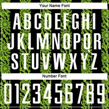 Charger l'image dans la galerie, Custom Black White-Neon Green Abstract Shape Sublimation Soccer Uniform Jersey