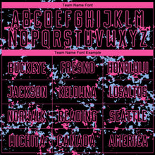 Laden Sie das Bild in den Galerie-Viewer, Custom Black Pink-Light Blue Abstract Fragment Art Sublimation Soccer Uniform Jersey