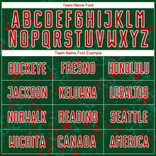 Laden Sie das Bild in den Galerie-Viewer, Custom Green Red-Kelly Green Abstract Fragment Art Sublimation Soccer Uniform Jersey