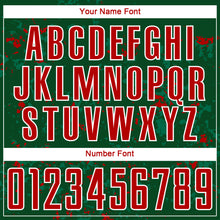 Laden Sie das Bild in den Galerie-Viewer, Custom Green Red-Kelly Green Abstract Fragment Art Sublimation Soccer Uniform Jersey