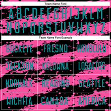 Laden Sie das Bild in den Galerie-Viewer, Custom Black Teal-Pink Splash Sublimation Soccer Uniform Jersey