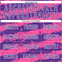 Загрузить изображение в средство просмотра галереи, Custom Purple Pink-White Splash Sublimation Soccer Uniform Jersey