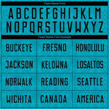 Laden Sie das Bild in den Galerie-Viewer, Custom Panther Blue Black Geometric Shapes Sublimation Soccer Uniform Jersey