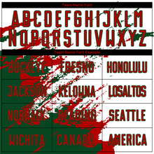 Laden Sie das Bild in den Galerie-Viewer, Custom White Red-Green Abstract Fragment Art Splash Sublimation Soccer Uniform Jersey