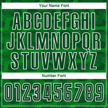 Charger l'image dans la galerie, Custom Green Grass Green-White Line Sublimation Soccer Uniform Jersey