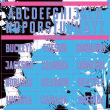 Загрузить изображение в средство просмотра галереи, Custom Black Sky Blue-Pink Splash Sublimation Soccer Uniform Jersey