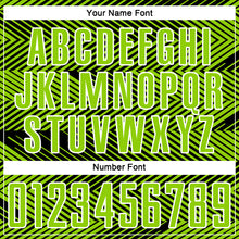 Загрузить изображение в средство просмотра галереи, Custom Neon Green Black-White Line Sublimation Soccer Uniform Jersey
