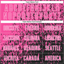 Charger l'image dans la galerie, Custom Pink Black-White Abstract Fragment Art Sublimation Soccer Uniform Jersey