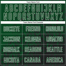 Charger l'image dans la galerie, Custom Green Black-White Abstract Fragment Art Sublimation Soccer Uniform Jersey