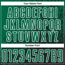 Charger l'image dans la galerie, Custom Kelly Green Black-White Abstract Fragment Art Sublimation Soccer Uniform Jersey