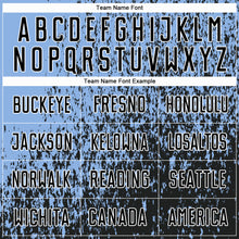 Laden Sie das Bild in den Galerie-Viewer, Custom Light Blue Black-White Abstract Fragment Art Sublimation Soccer Uniform Jersey