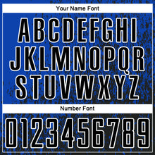 Laden Sie das Bild in den Galerie-Viewer, Custom Thunder Blue Black-White Abstract Fragment Art Sublimation Soccer Uniform Jersey