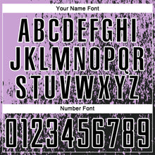 Charger l'image dans la galerie, Custom Light Purple Black-White Abstract Fragment Art Sublimation Soccer Uniform Jersey