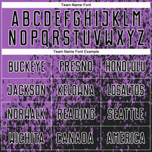 Charger l'image dans la galerie, Custom Medium Purple Black-White Abstract Fragment Art Sublimation Soccer Uniform Jersey