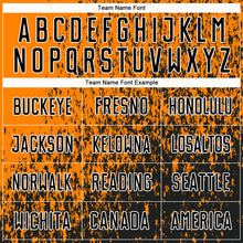 Charger l'image dans la galerie, Custom Bay Orange Black-White Abstract Fragment Art Sublimation Soccer Uniform Jersey