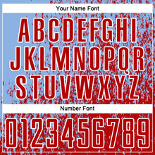 Laden Sie das Bild in den Galerie-Viewer, Custom Light Blue Red-White Abstract Fragment Art Sublimation Soccer Uniform Jersey