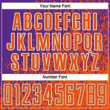 Charger l'image dans la galerie, Custom Purple Orange-White Abstract Fragment Art Sublimation Soccer Uniform Jersey