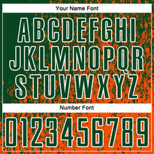 Charger l'image dans la galerie, Custom Green Orange-White Abstract Fragment Art Sublimation Soccer Uniform Jersey