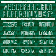 Charger l'image dans la galerie, Custom Kelly Green Green-White Line Sublimation Soccer Uniform Jersey