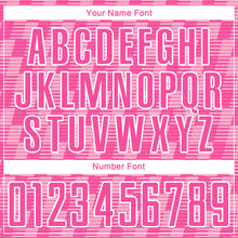 Charger l'image dans la galerie, Custom Pink Light Pink-White Line Sublimation Soccer Uniform Jersey