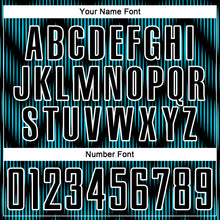 Laden Sie das Bild in den Galerie-Viewer, Custom Black Lakes Blue-White Line Sublimation Soccer Uniform Jersey