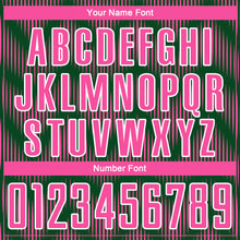 Charger l'image dans la galerie, Custom Green Pink-White Line Sublimation Soccer Uniform Jersey