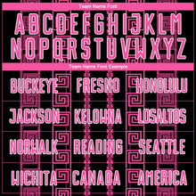 Load image into Gallery viewer, Custom Black Pink-White Geometric Shape Sublimation Soccer Uniform Jersey