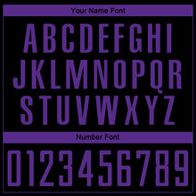 Загрузить изображение в средство просмотра галереи, Custom Black Purple Sublimation Soccer Uniform Jersey