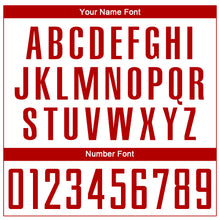 Загрузить изображение в средство просмотра галереи, Custom White Red Sublimation Soccer Uniform Jersey