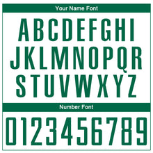 Charger l'image dans la galerie, Custom White Kelly Green Sublimation Soccer Uniform Jersey