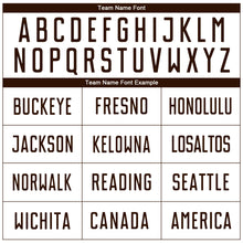 Charger l'image dans la galerie, Custom White Brown Sublimation Soccer Uniform Jersey