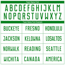 Charger l'image dans la galerie, Custom White Grass Green Sublimation Soccer Uniform Jersey