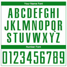 Charger l'image dans la galerie, Custom White Grass Green Sublimation Soccer Uniform Jersey