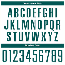 Charger l'image dans la galerie, Custom White Midnight Green Sublimation Soccer Uniform Jersey