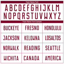 Charger l'image dans la galerie, Custom White Maroon Sublimation Soccer Uniform Jersey