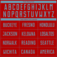 Charger l'image dans la galerie, Custom Red Shadow Blue Sublimation Soccer Uniform Jersey