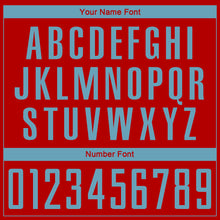 Charger l'image dans la galerie, Custom Red Shadow Blue Sublimation Soccer Uniform Jersey