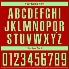 Charger l'image dans la galerie, Custom Red Pea Green Sublimation Soccer Uniform Jersey