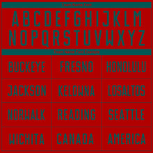 Charger l'image dans la galerie, Custom Red Midnight Green Sublimation Soccer Uniform Jersey