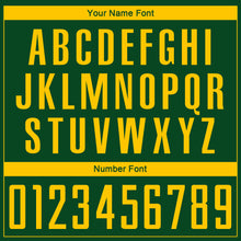 Charger l'image dans la galerie, Custom Green Yellow Sublimation Soccer Uniform Jersey