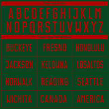 Charger l'image dans la galerie, Custom Green Red Sublimation Soccer Uniform Jersey