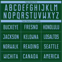 Charger l'image dans la galerie, Custom Green Light Blue Sublimation Soccer Uniform Jersey