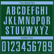 Charger l'image dans la galerie, Custom Green Light Blue Sublimation Soccer Uniform Jersey