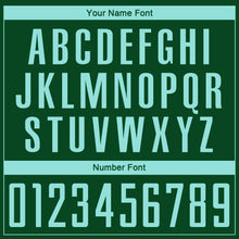 Charger l'image dans la galerie, Custom Green Ice Blue Sublimation Soccer Uniform Jersey