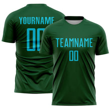 Charger l'image dans la galerie, Custom Green Lakes Blue Sublimation Soccer Uniform Jersey