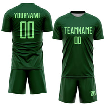 Charger l'image dans la galerie, Custom Green Pea Green Sublimation Soccer Uniform Jersey