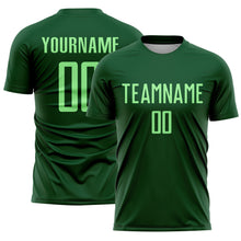 Charger l'image dans la galerie, Custom Green Pea Green Sublimation Soccer Uniform Jersey